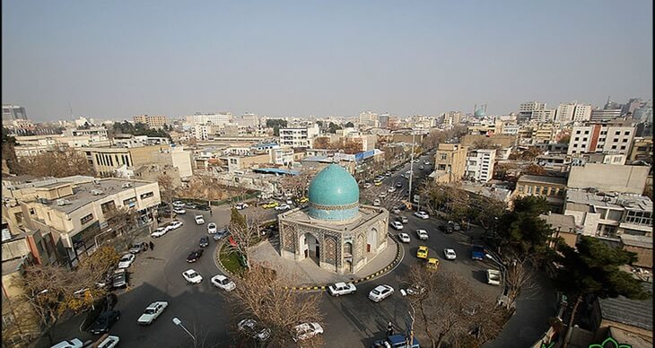 گنبد سبز در مشهد